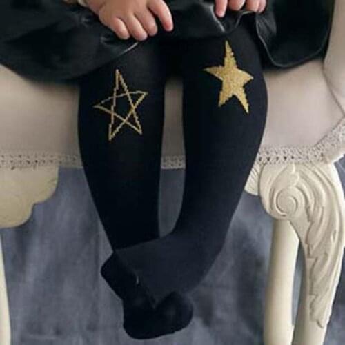 Cute Knee Star Stockings For Baby Kids Pantyhose Stocking Tights ChildrenS Pantyhose Winter Warm Tights For Baby Girls Pants