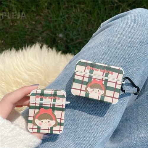 Cute Girl Pattern Earphon Cases For Apple Airpods 1 2 3 IMD Silicone Headphones Box Protection Cover For airpods Headset Charing