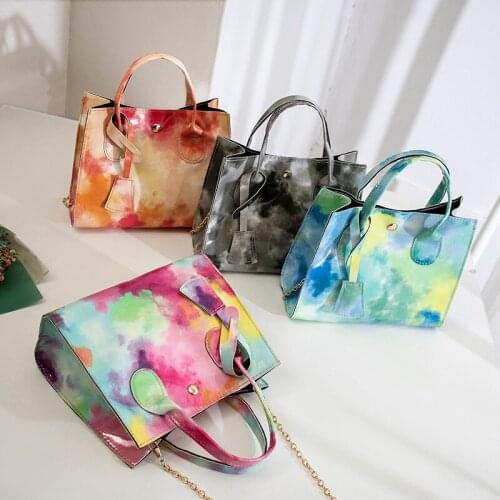 2021 New Women Seven-color Cloud Portable Hanging PU Messenger Cossbody Chain Small Square Bag Casual Mobile Phone ShoulderBag