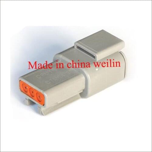 5SET DTM04-4P new energy automobile male connector 3P female connector DTM04-3P DTM06-2S DTM06-4 DTM06-6S DTM06-8S DTM06-12S