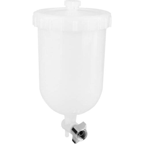 400ml Spray Gun Pot Side Feed Plastic Paint Cup for W101 W71 R-2 K-2 F-2 Side Feed Paint Pot