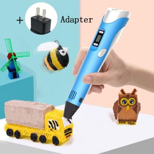 Hot 3D Drawing Toys Drawing Pen Kids Educational Toys 3D Pen LED Screen DIY 3D Printer Pen For Designer Kids Drawing Pen Gifts