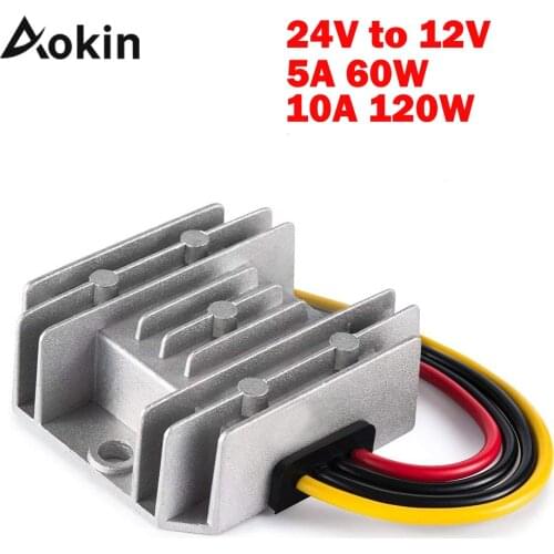 24v To 12v 5a 10a 60w 120w Volt Regulator Waterproof Synchronous Dc-dc 1a 2a 3a 6a 8a Voltage Converter Buck Voltage Regulator