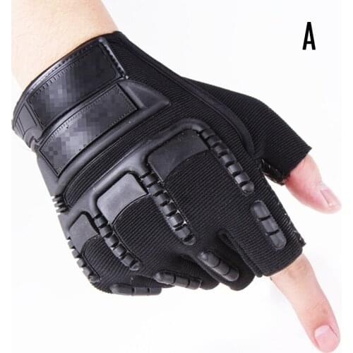 Military Tactics Gloves Outdoor Sports Half Finger Military Combat Anti-Slip Men Climbing Cycling Fitness Protection Gloves