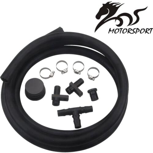 High Performance Car Accessory PCV Reroute Kit With Upgraded Hose Resonator Plug PCV Rerouting Kit For Chevrolet