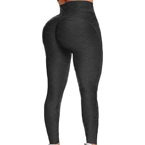 JGS1996 Fitness Black Leggings Women Polyester Ankle-Length Standard Fold Pants Elasticity Keep Slim Push Up Female Legging