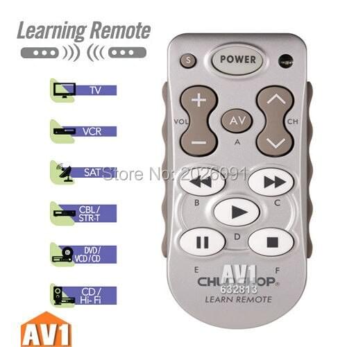 1PCS L102 Learning Remote Control Use for TV/SAT/DVD/CBL/CD/DVB-T for SAMSUNG LG SONY PHILIPS and other brand