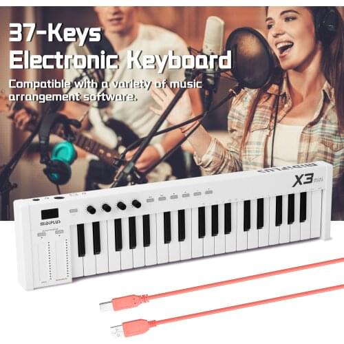 37-Keys Multi-funcation MIDI Keyboard Portable Electronic Piano Digital Orchestrations Keyboard Musical Instruments