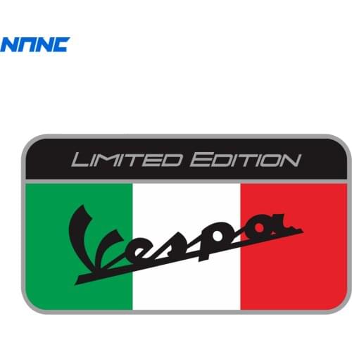 3D Motorcycle Sticker Case for Vespa GTS GTV LX LXV SPRINT S Sport S Italy Flag Limited Edition Decals