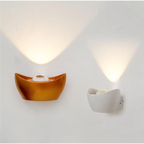 Aluminium product outdoor wall light waterproof white/black buitenlamp wand garden villa eclairage exterieur creative wall lamps