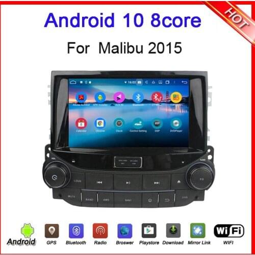 8" Separate Octa-core 4G RAM Android 10.0 Car Multimedia Player For Chevrolet Malibu 2015 Video Audio Stereo Car DVD Player