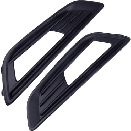 Beler 15A299-AA 1Pair Car ABS Fog Light Grille Panel Cover Bezel fit for Ford Focus Hatchback Estate Turnier 2015 2016 2017 2018