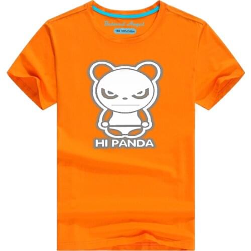 Children Short Sleeve T-shirt Cotton Luminous T-shirts for Boys Girls Tops Shirts Kids T-shirt Summer Round Neck 3-15 Yrs