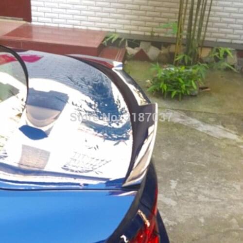 For Audi A5 S5 Spoiler 4- doors 2015-2018 ABS Plastic Unpainted Color Rear Roof Spoiler Wing Trunk Lip Boot Cover Car Styling
