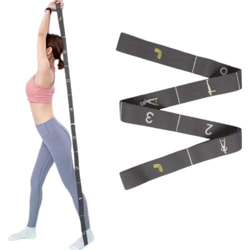 FIRECLUB 110cm Yoga Pull Strap Belt Sports Yoga Resistance Band Bodybuilding Elastic Trainer