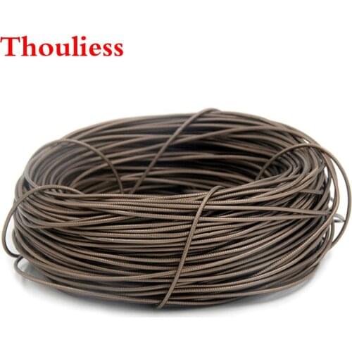 Thouliess HiFi 1m Nordost Odin Top-rated Silver Plated + shield Diy AMP Audio Speaker Signal Headphone Cable 1.8mm