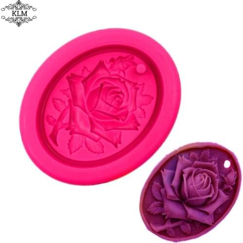 KLM flower frame silicone mold cake tool with DIY car ornaments, cake decoration epoxy resin craft kitchen baking accessories