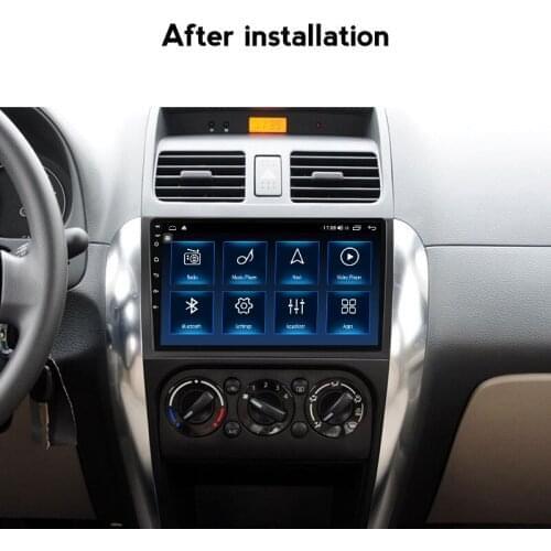 Android 10.0 RAM 6+128G ROM Car Radio Audio GPS Player For Suzuki SX4 2006-2013/Fiat Sedici 2005-2014 9 Inch 2Din IPS screen