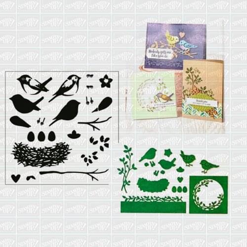 Little bird Metal Cutting Dies and Stamps Stencils For DIY Scrapbooking Photo Album Decor Die Cut Embossing Paper Card Crafts