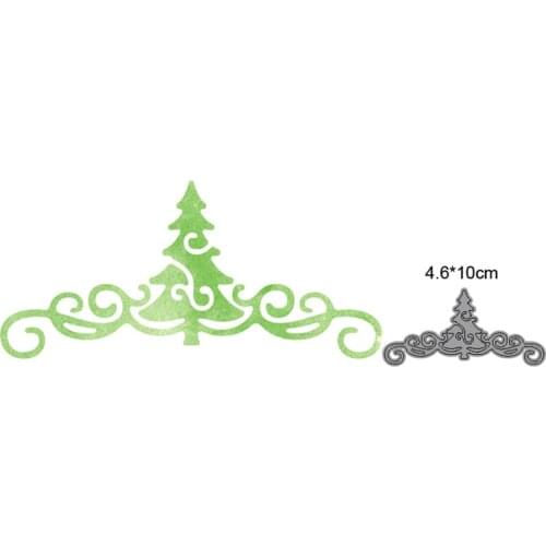 Metal cutting dies cut die mold Christmas Tree Vine Strip Decoration Scrapbook paper craft knife mould blade punch stencils dies