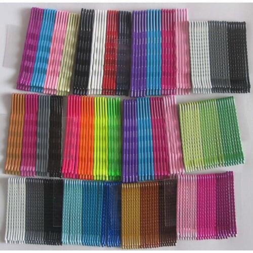 44Pcs/Lot Iron Painting Fashion Hairpins Colorful Mixed 5CM 24Pcs+6CM 20Pcs Children Girls Hair Ornament