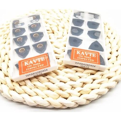 KAVTE WNMG080404 080408 Carbide Inserts WNMA080404/080408 CNC Lathe Turning High Quality Blade Tool Cutter Plate for Cast Iron