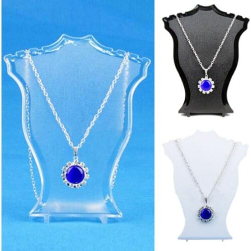 High brief Pendant Necklace Earrings Bust Neck Jewelry Display Stand Holder Showcase