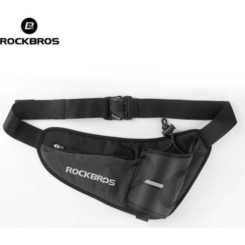 ROCKBROS Marathon Jogging Cycling Running Hydration Belt Waist Bag Pouch Fanny Pack Phone Holder For Water Bottle