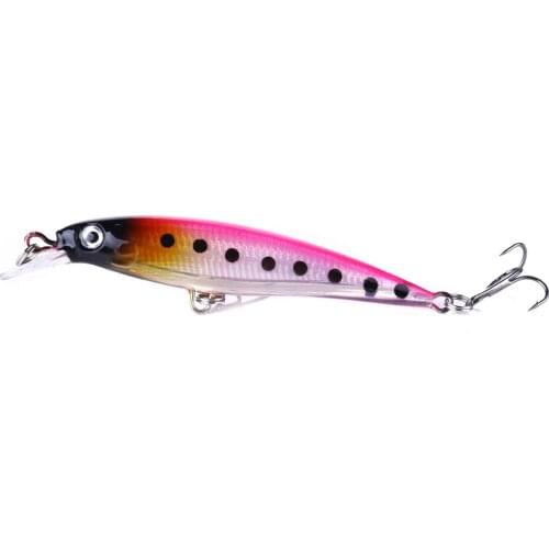 1pcs 8.5cm 7.2g Fishing Lures Minnow Lure 8 Colors Select High Quality Hard Bait Crankbait Wobbler Fishing Tackle Wholesale