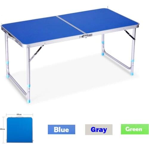 Adjustable Standing Folding Picnic Table Folding Foldable Camping Table Multifunctional Outdoor Garden Furniture Tourist Tables