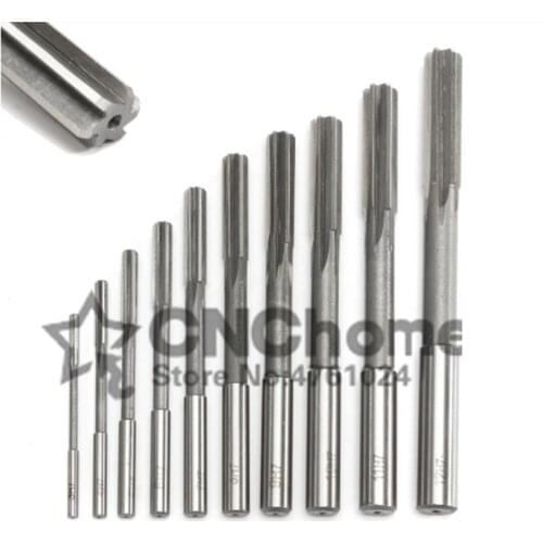 1Pc 2mm-20mm HSS Straight Shank Chucking Reamer Machine Reamer Milling Cutter Tool For bore Machining 3/4/5/6/7/8/10/12/18/20mm
