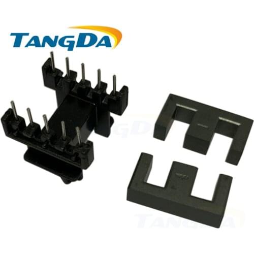Tangda EF20 core EF Bobbin 4+4pin 8p magnetic core+skeleton PC40 soft ferrite cores Transformers horizontal EF 20 A