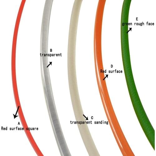 Round PU belt 7mm Industrial synchronous strip driving motion conveyor transmission machine length 1000mm