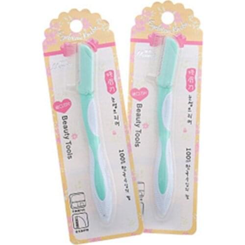 3pcs Eyebrow Trimmer Facial Hair Remover Eyebrow Razor Sharp Mini Makeup Knife Shaper Shaver For Women Beauty Tools