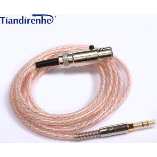 High quality 1.2M copper silver plated hybrid braided wire Headphone upgrade Cable For Q701 K702 K267 K712 K271 K24 Headphone