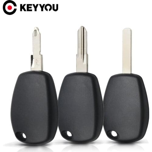 KEYYOU NE73/VA2/VAC102 Blade Without Button Replacement Car Remote Key Shell Case Fob Uncut Blank Key Shell For Renault Logan