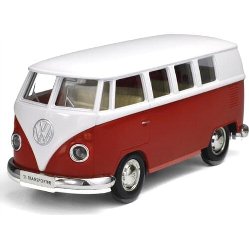 1:36 Scale BUS T1 Alloy Pull-back car Diecast Metal Model Car For Collection Friend Children Gift