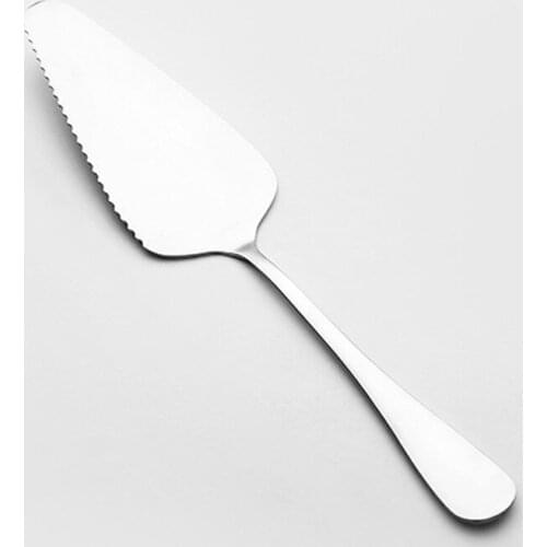 Colorful Stainless Steel Serrated Edge Cake Server Blade Cutter Pie Pizza Shovel Cake Spatula Baking Tool 1piece