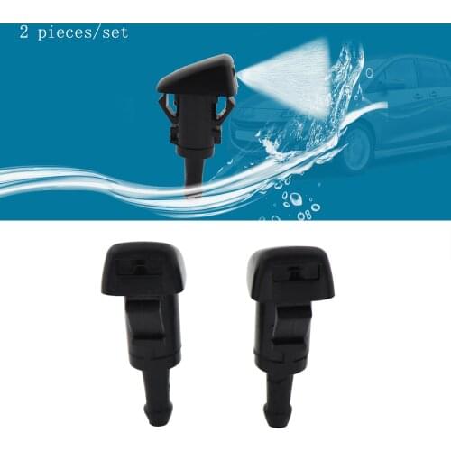 2 pcs Windshield Washer Wiper Water Spray Nozzle Jets Fit for 10-14 Dodge Charger RAM Magnum Chrysler 300