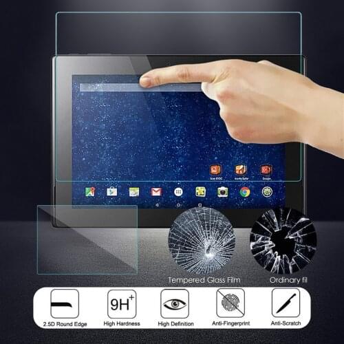 2021 New Universal 9h Tempered Glass Film Screen Protector For 10 10.1 Inch Android Tablet Pc Clear Tempered Glass Film
