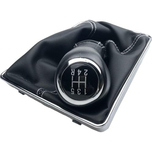 5/6 Speed Leather Gear Lever Shift Knob Gaiter Boot Cover For OPEL ASTRA III H 1.6 VAUXHALL 2004 2005 2006 2007 2008 2009 2010