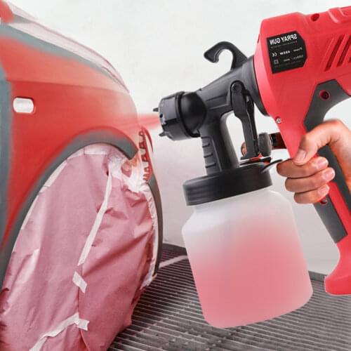 400W Electric Paint Spray Gun for Home Car Painting Portable High Power Sprayer Electric Paint Sprayer Gravity Airbrush