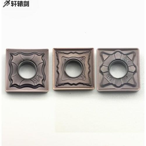 10PCS SNMG120404 SNMG120408 HA HS BM CNC Lathe Tool Cutting Carbide Inserts Stainless Steel External Turning