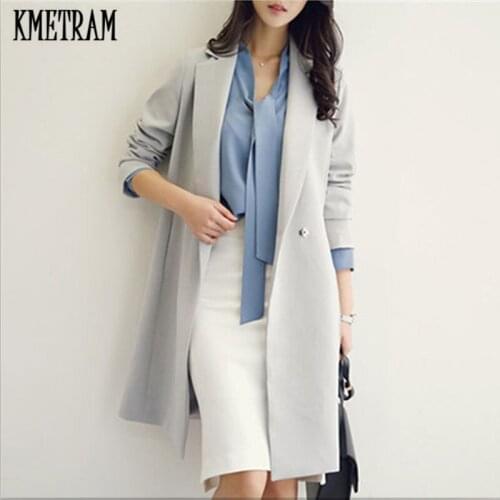 KMETRAM Women's Long Blazers
