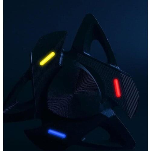 Mini Trefoil Shark Shape Fidget Spinner Alloy Hand Spinner Luminescent EDC Adult ADHD Anti-Stress Toy Gift