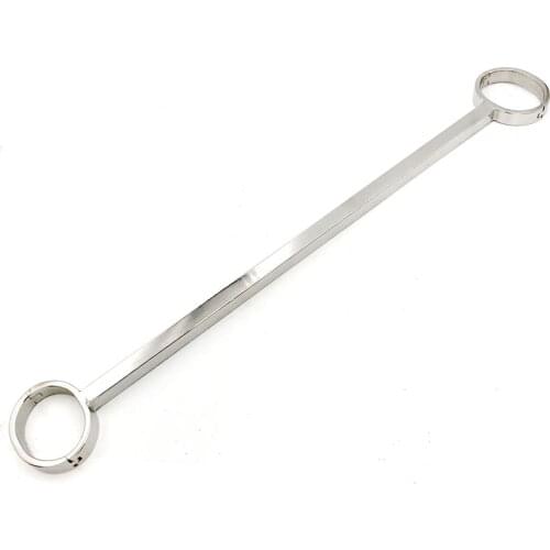 Stainless Steel Spreader Bar Ankle Cuffs Leg Fixed Footcuffs BDSM Bondage Torture Sex Toys For Couples Adult Slave Restraints
