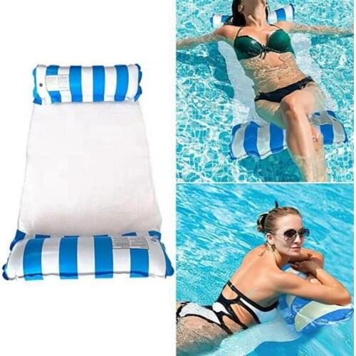 Floating water hammock Floating lounge chair Floating toy Inflatable buoyancy bed chair Folding inflatable hammock bed