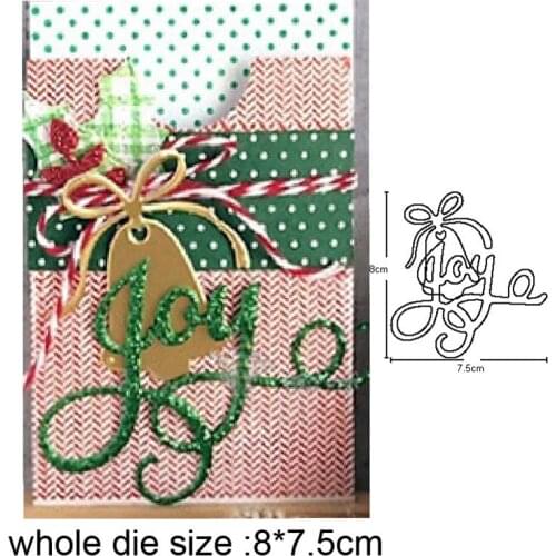 Craft dies Christmas bell metal cutting dies cut die mold decoration Scrapbook dies knife mould blade punch stencils dies 2021