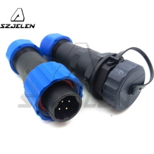SD16TP-ZM , Waterproof connector plug and socket 4 pin, power cable car connector IP67LED connector