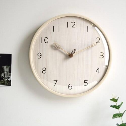 Glass Modern Wall Clock Silent Round Simple Fashion Large Classic Wall Clock Orologio Da Parete Living Room Decoration BD50WC